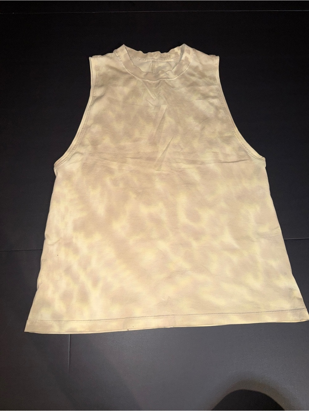 Lululemon Sleeveless Cream High-Neck Tank Top